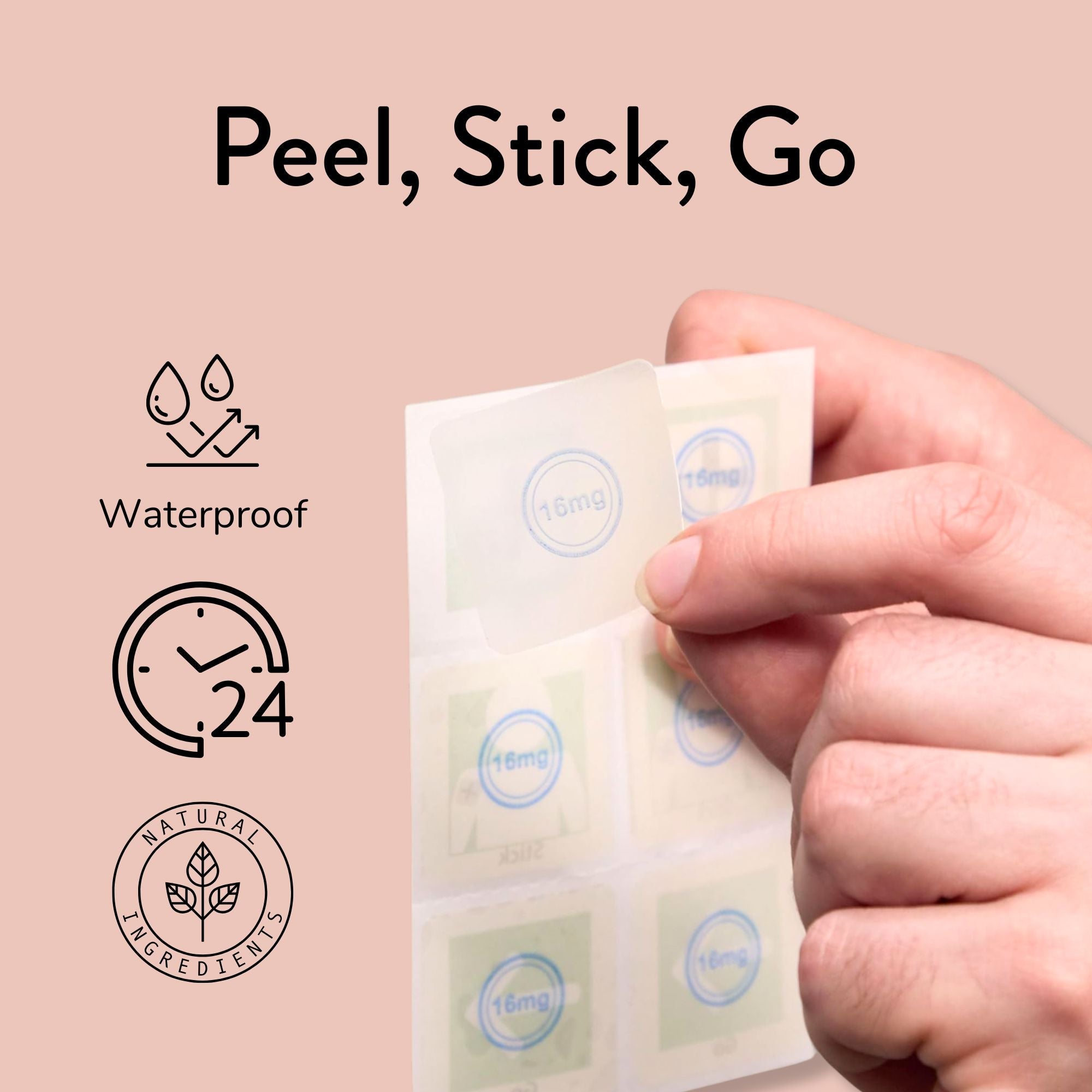 Επιθέματα CBD 16mg | 24ωρη Δράση KLORIS CBD