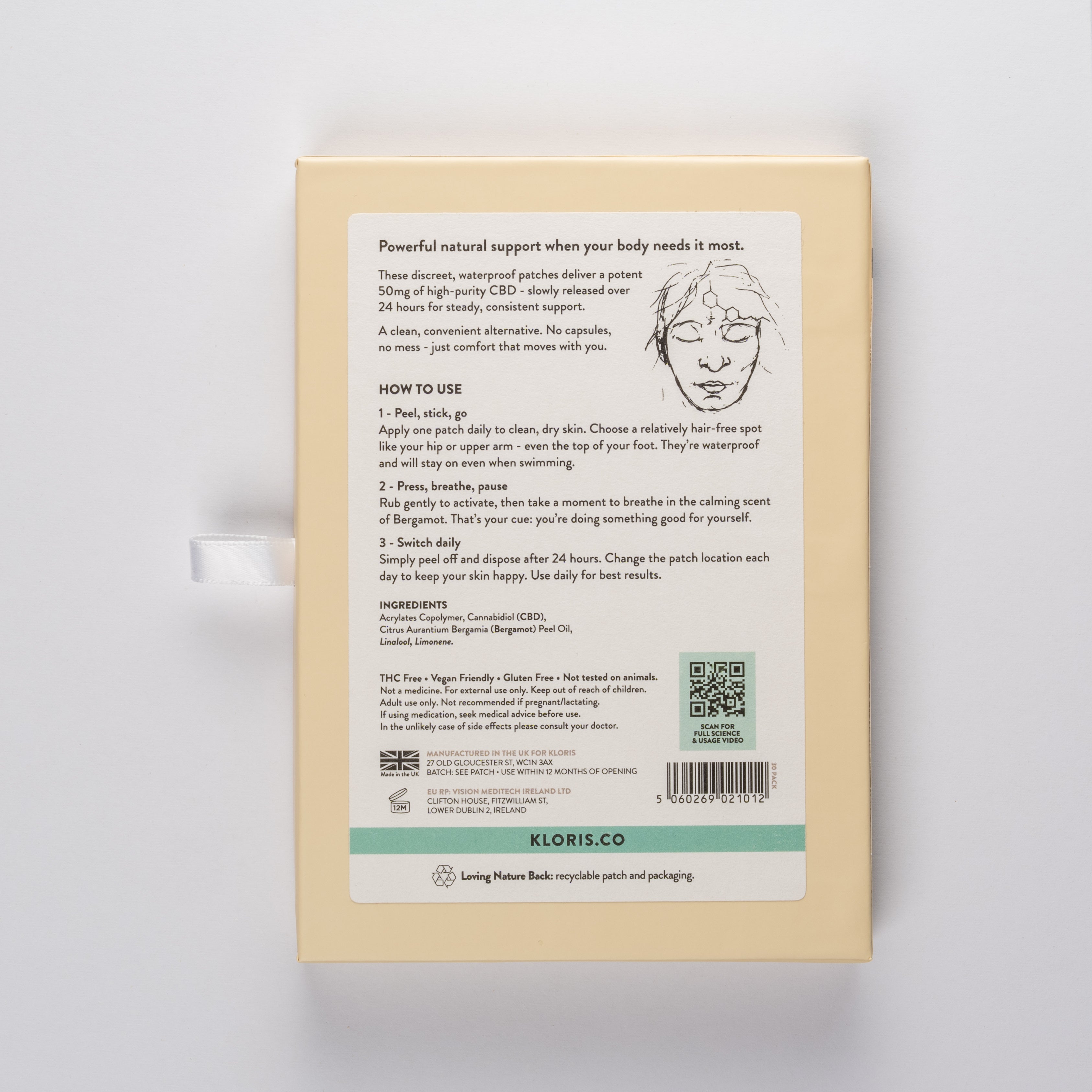 ULTRA CBD PATCHES (50 mg CBD) (12 pack)